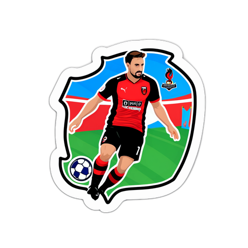 Наклейка на тему матчу Брайтон – Борнмут