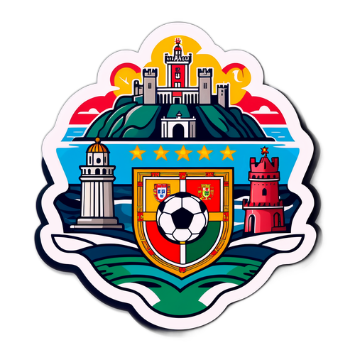 Reka Bentuk Seni Crest Portugal FC