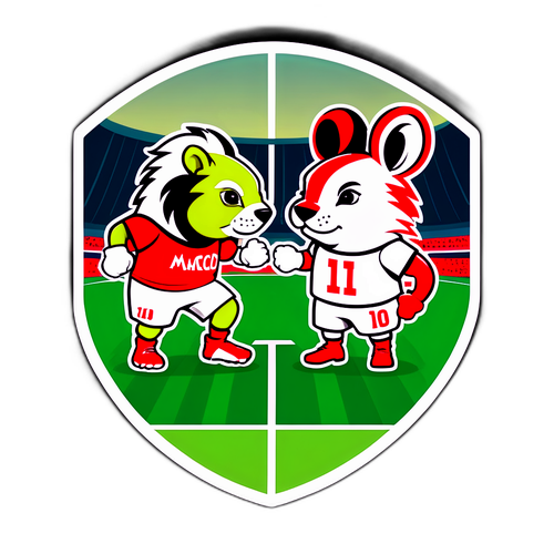 Stiker Persaingan Monaco dan Rennes