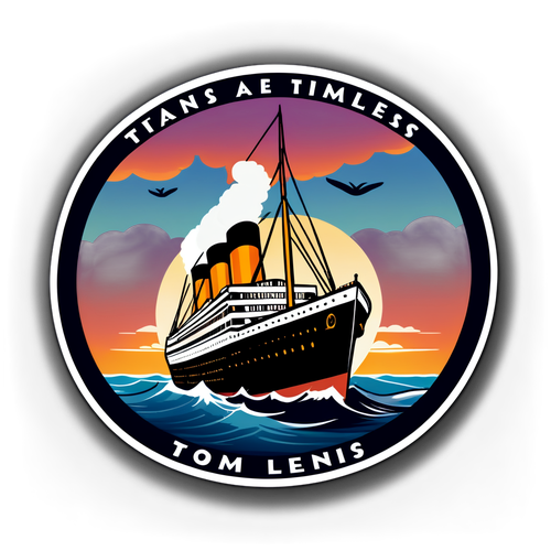 Adesivo Vintage Titanic