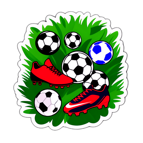 Stiker Bertema Bola Sepak