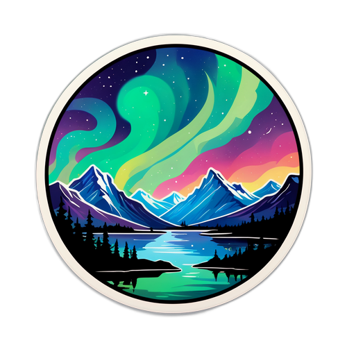 Motivational design med Kjersti Toppes navn og nordlys