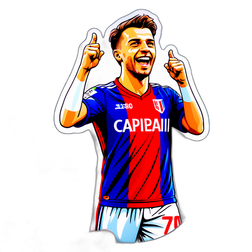 Dominik Szoboszlai ünneplése