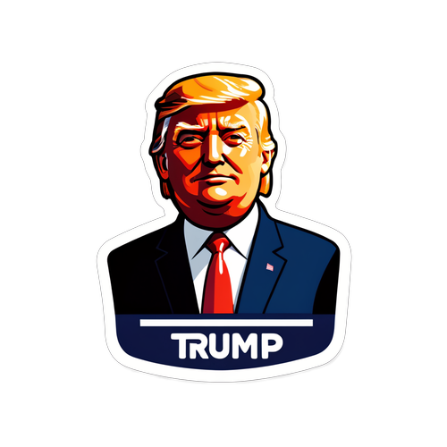 Trump Approval Rating Sticker
