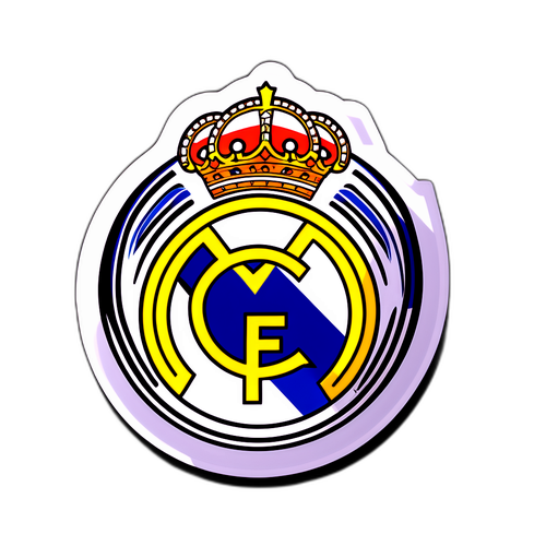 Real Madrid-merke med fotballelementer