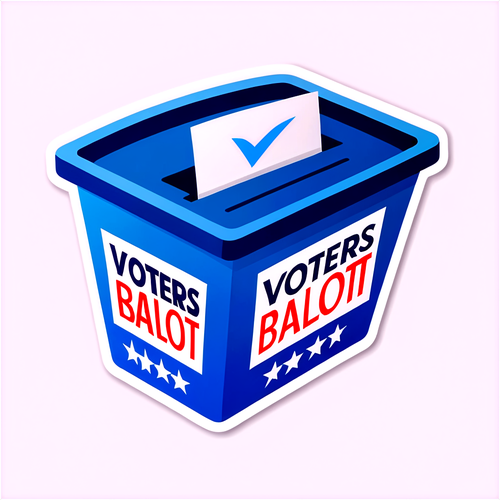 Voters Balot Sticker
