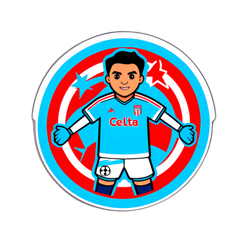 Fußballaufkleber: Celta vs. Atlético Madrid