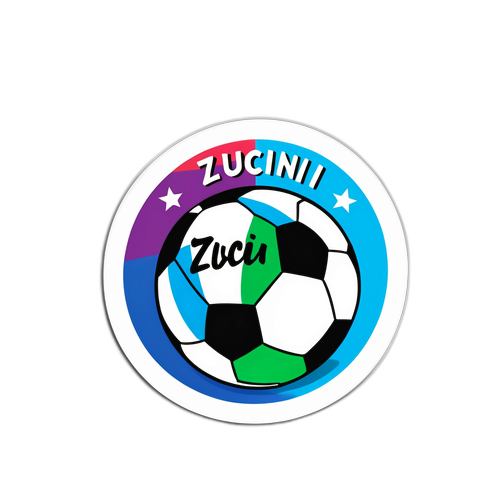Diseño de un sticker con la palabra 'zuculini'