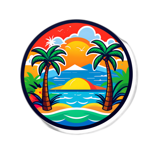 Sticker ya Kusafiri ya Haiti