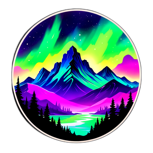 Mystisk Nordlys Scene
