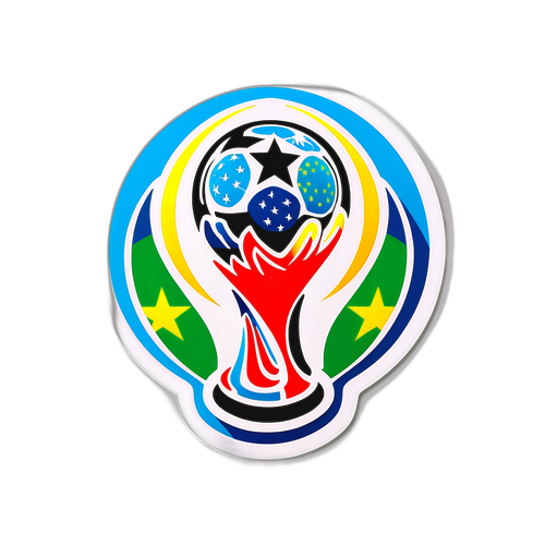 월드컵 호스트 국가 강조 디자인 스티커