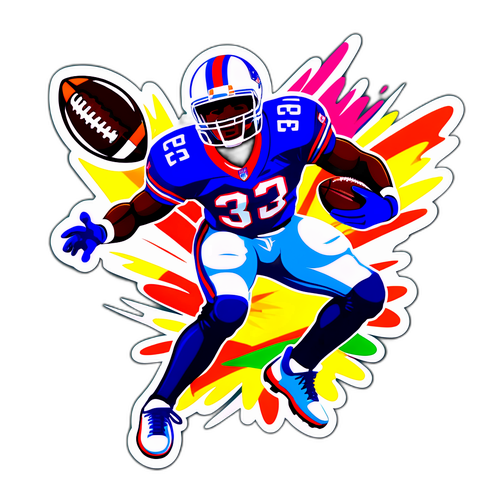 Football Energetik NFL Meluncur dengan Warna Berpadu