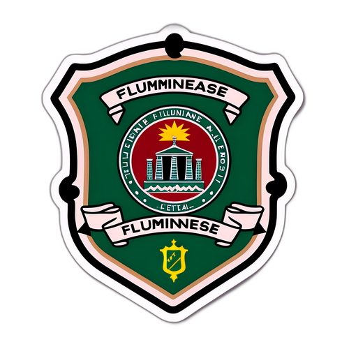 Adesivo Vintage do Fluminense