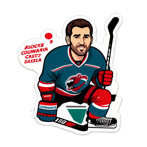 Paul Bissonnette Hockey Commentator Sticker