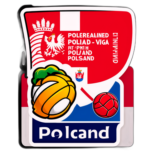 สติ๊กเกอร์กีฬา 'โปแลนด์ vs เนเธอร์แลนด์'