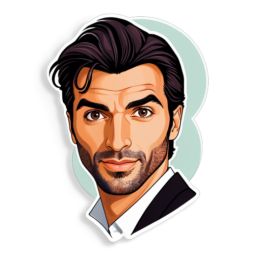 Motiverende sticker med Justin Baldoni