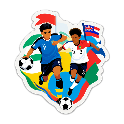 Stiker Tema Sepak Bola Piala Dunia U17
