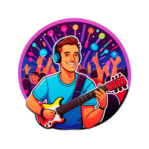 Nikolas Braimbridge na hudebním festivalu