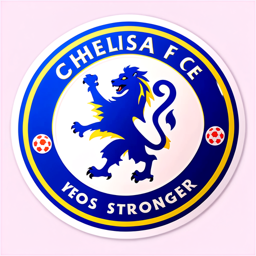 Gaya Gempak: Sticker Chelsea FC "Bersama Kita Lebih Kuat!" yang Membuat Anda Teruja!