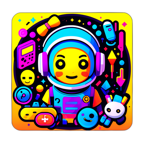 סטיקר עתידני ל'Discord Wrapped'