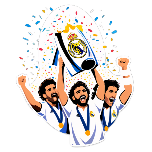 Real Madrid Intercontinental Cup Victory Celebration Sticker