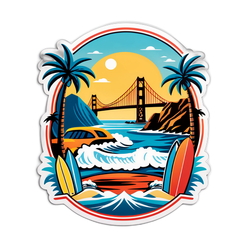 Walang kapantay na Sticker ng California