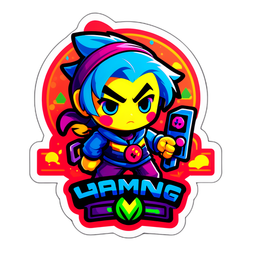 Vibrant Gaming Kultur Sticker