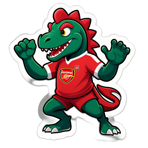 Gunnersaurus i engasjerende aksjonsposisjon