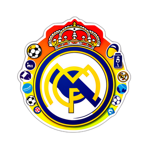 Real Madrid-logotyp med modern twist
