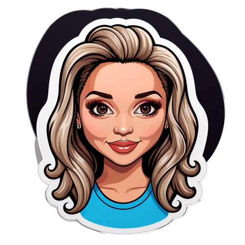 Masayang Karikatura ni Amanda Bynes