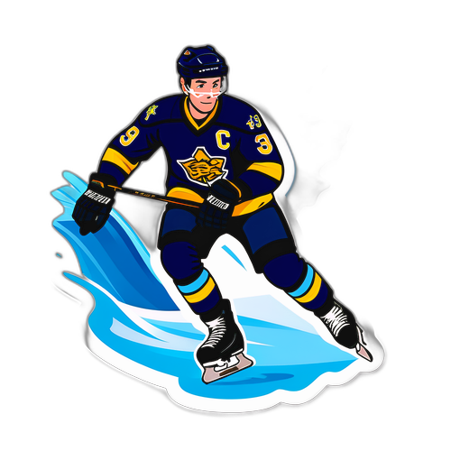 Mason Marchment Skating with Stats Trail