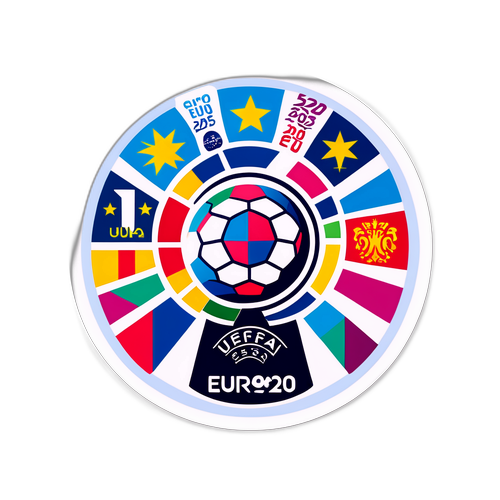 Nálepka s logem UEFA Women's Euro 2025