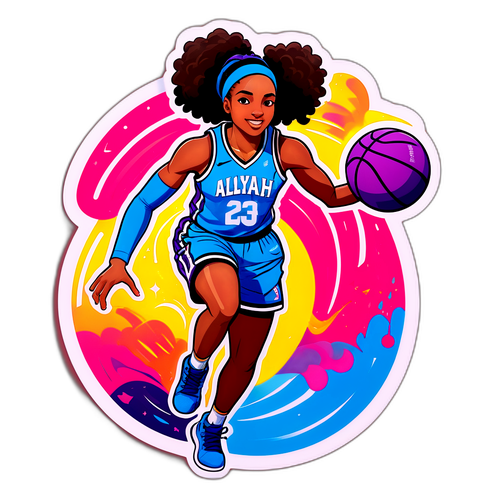 Motivational Sticker Featuring Aliyah Boston
