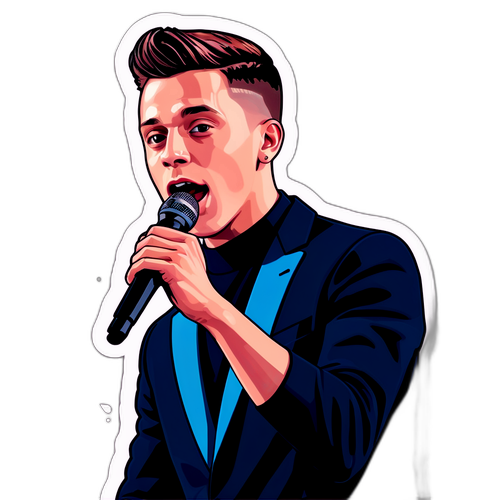 Loïc Nottet Op Het Podium