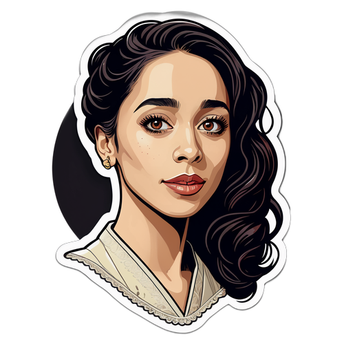 Portrait artistique d'Oona Chaplin