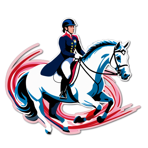 Oplev Skønheden i Rytterkunst: Charlotte Dujardin i Aktion med Hest og Ribbons!