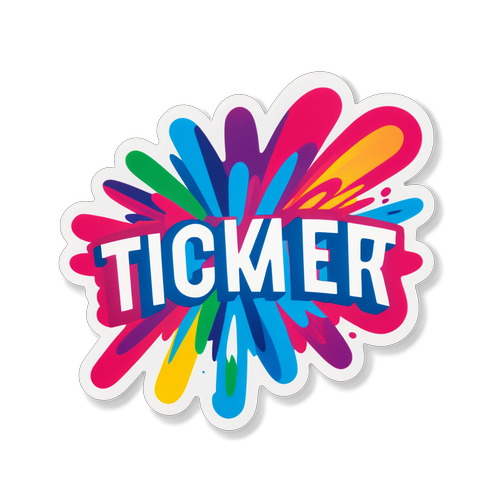 Unleash Your Inner Fan! The Vibrant Ticketmaster Sticker That Captures the Thrill of Live Events!