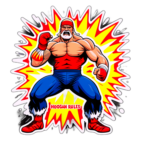 Stiker Permainan Hulk Hogan
