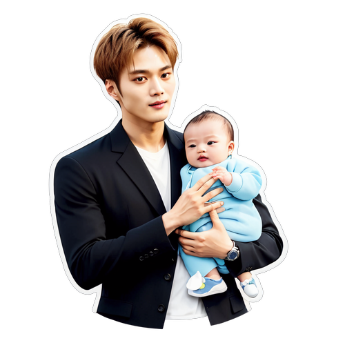 김재중의 심쿵 순간! 아기를 품에 안은 그의 따뜻한 사랑