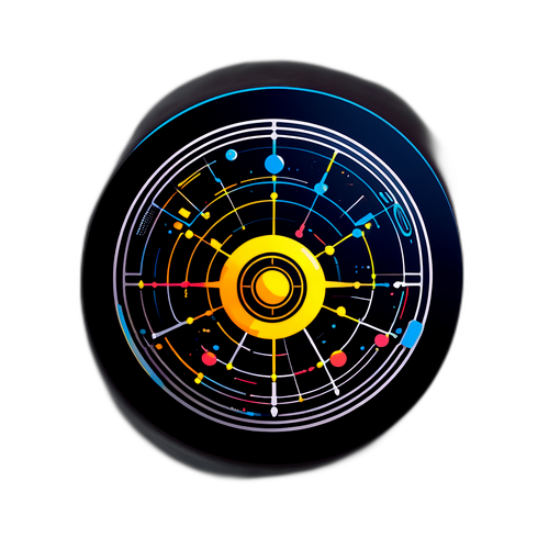 PLTR 數據可視化科技安全貼紙