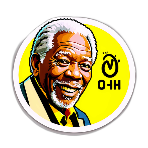 Morgan Freeman sticker
