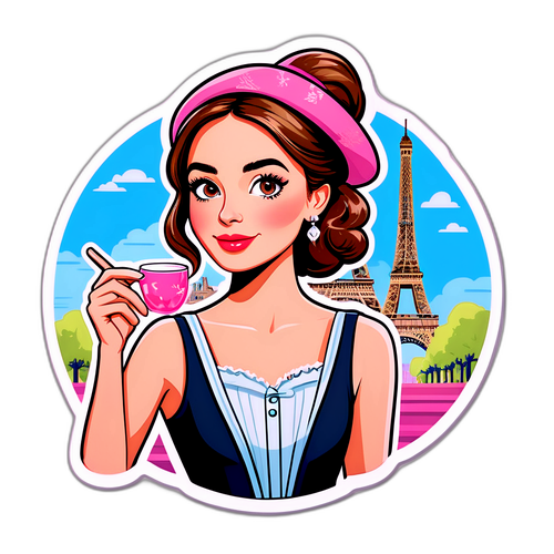 充滿巴黎魅力的貼紙