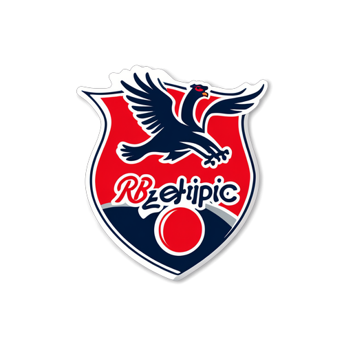 Stickers in den Farben von RB Leipzig