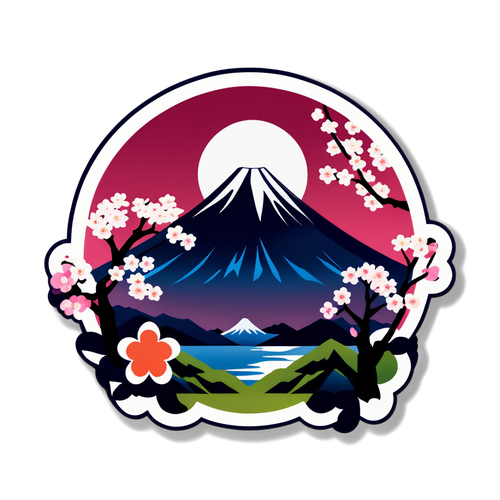 日圓的春天與富士山