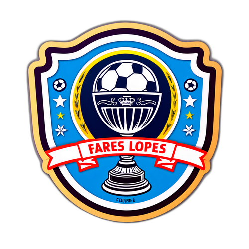 Adesivo Comemorativo da Copa Fares Lopes