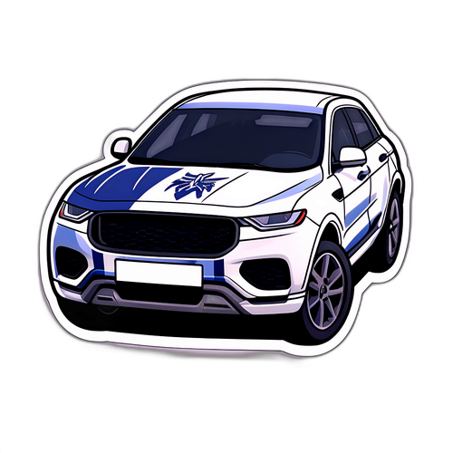 Mașină stilizată inspirată de accidentul lui Anthony Joshua