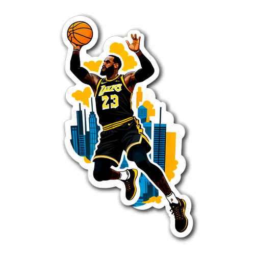 LeBron James: Gintong Momentum sa Lugar na Ito! Huwag Palampasin angBreathtaking Dunk Above the Skyline!