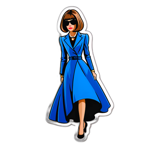 Anna Wintour Stílusú Matrica