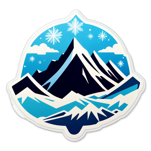 Stylisiertes Kaltfrontsymbol für Österreich