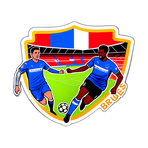 Aufregendes Fußballspiel zwischen Rangers und FC Bruges